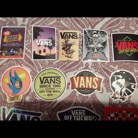 Vans | Accessories | 5 New Vans Stickersvsco | Poshmark